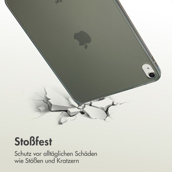 Accezz Frosted Backcover Apple iPad Air 11 Zoll (2025) M3 / (2024) M2 / Air 5 (2022) / Air 4 (2020) - Schwarz