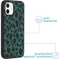 imoshion Design Hülle iPhone 12 Mini - Leopard - Grün / Schwarz