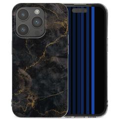 imoshion Design Hülle für das iPhone 15 Pro - Black Marble