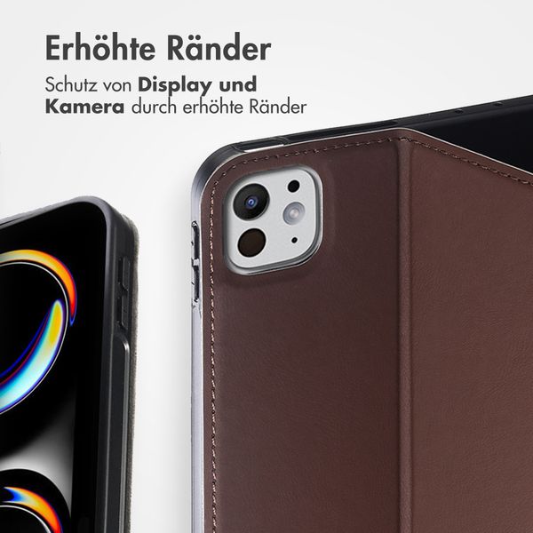 Accezz Classic Klapphülle Apple iPad Pro 13 (2025) M5 / (2024) M4 - Braun