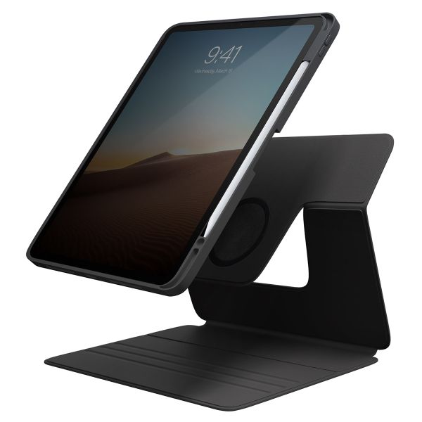 Uniq Rovus Magnetic 360 Rotating Detachable Case Apple iPad Air 11 Zoll (2025) M3 / (2024) M2 / iPad Pro 11 (2020/2021/2022) / Air 5 (2022) / Air 4 (2020) - Ebony Black