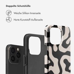 Selencia Vivid Back Cover Apple iPhone 15 Pro Max - Art Wave Black