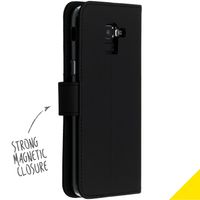 Accezz Wallet TPU Klapphülle Samsung Galaxy J6 - Schwarz