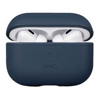 Uniq Terra Echtleder-Hülle für Apple AirPods Pro 2 - Space Blue