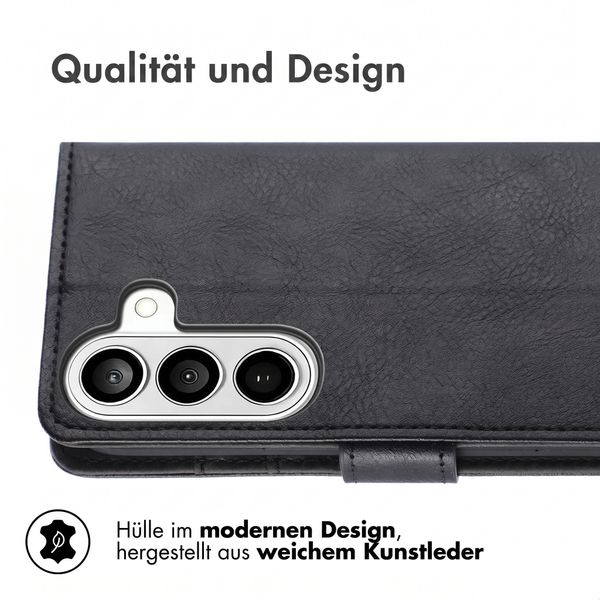 imoshion Luxuriöse Klapphülle Samsung Galaxy A27 (5G) - Schwarz