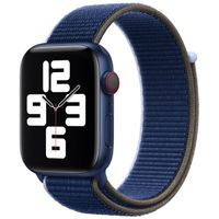 Apple Sport Loop Armband für das  Apple Watch Series 1 t/m 9 / SE (38/40/41 mm) | Series 10 / 11 (42 mm) - Abyss Blue