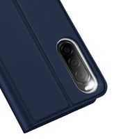 Dux Ducis Slim TPU Klapphülle für das Sony Xperia 10 V - Dunkelblau