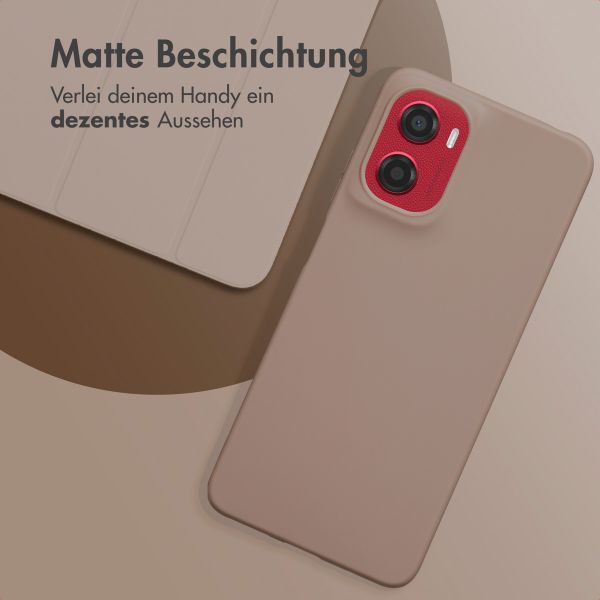 imoshion TPU Color Cover Motorola Moto G05 / E15 - Braun