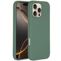 Accezz Liquid Silikoncase mit MagSafe für das iPhone 16 Pro Max - Dunkelgrün