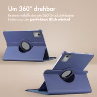 imoshion 360° drehbare Klapphülle Lenovo Idea Tab - Dunkelblau