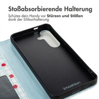 imoshion Design Klapphülle Samsung Galaxy S25 - Cherry Check