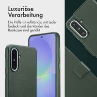 Accezz 2-in-1 Klapphülle aus Leder mit MagSafe Samsung Galaxy A36 / A56 - Cedar Green