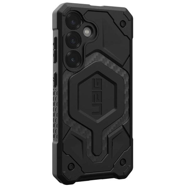 UAG Monarch Pro Backcover für das Samsung Galaxy S25 - Carbon Fiber