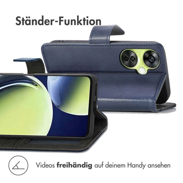 imoshion Luxuriöse Klapphülle OnePlus Nord CE 3 / CE 3 Lite - Dunkelblau