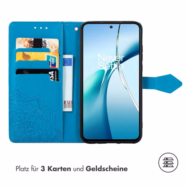 imoshion Mandala Klapphülle Motorola Edge 60 Fusion - Türkis