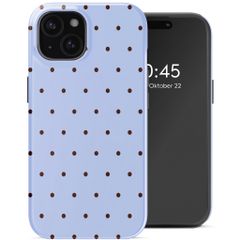 Selencia Vivid Back Cover Apple iPhone 15 - Happy Dots Digital Sky