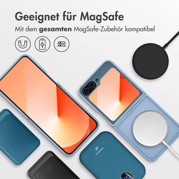 imoshion Color Guard Back Cover mit MagSafe für das Samsung Galaxy Z Flip 6 - Hellblau