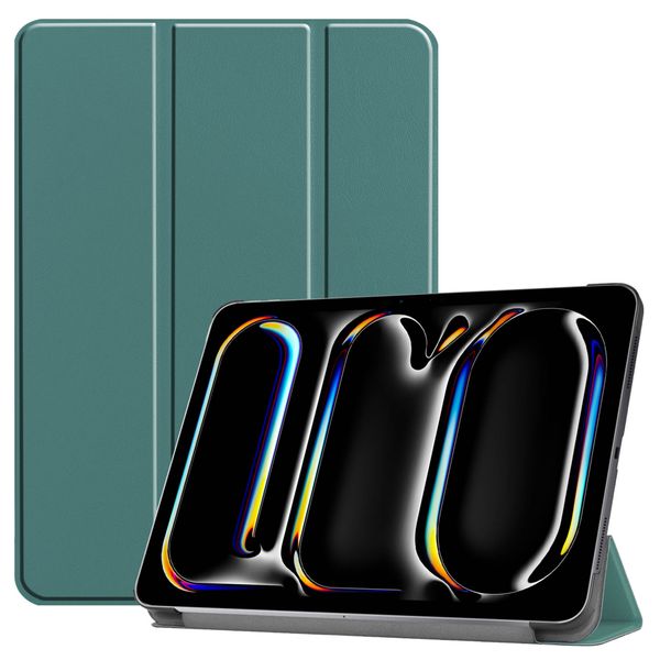 imoshion Trifold Klapphülle Apple iPad Pro 11 (2025) M5 / (2024) M4 - Dunkelgrün
