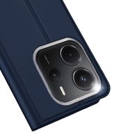 Dux Ducis Slim TPU Klapphülle für das Xiaomi Redmi Note 14 (4G) - Dunkelblau