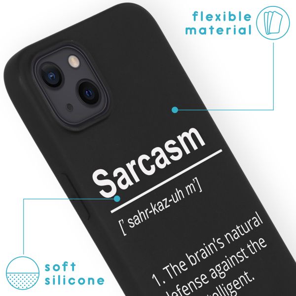 imoshion Design Hülle für das iPhone 13 - Sarcasm