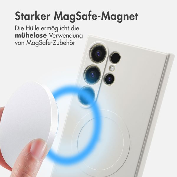 imoshion Color Back Cover mit MagSafe Samsung Galaxy S24 Ultra - Beige