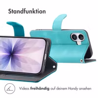 imoshion Klapphülle mit Kordel Apple iPhone 17 - Türkis