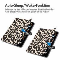 imoshion Design Trifold Klaphülle Apple iPad Pro 11 (2024) M4 - Leopard