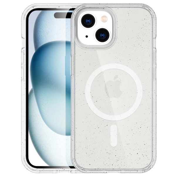 imoshion Sparkle Back Cover mit MagSafe für das iPhone 15 - Transparent