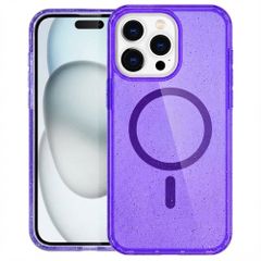 imoshion Sparkle Back Cover mit MagSafe Apple iPhone 15 Pro Max - Glitzer Violett