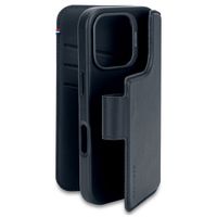 Decoded 2 in 1 Leather Klapphülle MagSafe Apple iPhone 16 Pro - Navy