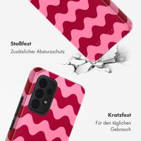 Selencia Vivid Tough Back Cover für das Samsung Galaxy A53 - Wave Vibes Lipstick