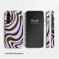 Selencia Vivid Back Cover Samsung Galaxy S24 FE - Dream Swirl Chocolate