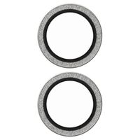 SAFE by PanzerGlass Kameraprotektor für das Apple iPhone 16 / 16 Plus - Glitter Silver