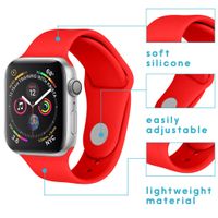imoshion Silikonband für das Apple Watch Series 1 bis 11 / SE / Ultra (44/45/46/49 mm) - Rot