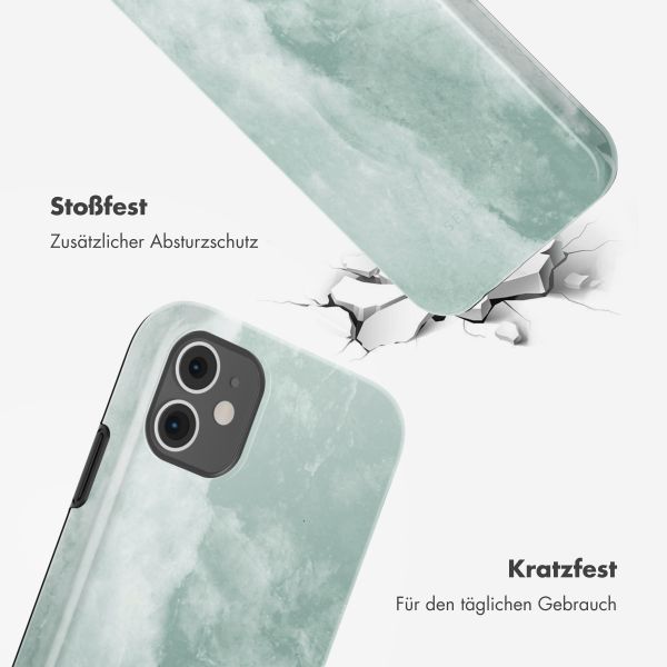 Selencia Vivid Back Cover Apple iPhone 11 - Marble Grayed Jade