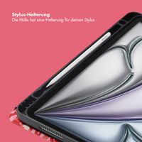 Selencia Vivid Klapphülle Apple iPad Air 11 Zoll (2025) M3 / (2024) M2 / Air 5 (2022) / Air 4 (2020) - Wild Spots Lipstick