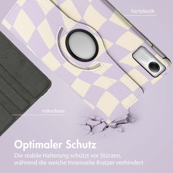 imoshion 360° drehbare Design Klapphülle für das Xiaomi Redmi Pad SE - Dancing Cubes