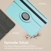 imoshion 360° drehbare Klapphülle Samsung Galaxy Tab S9 11.0 Zoll / Tab S10 FE / S9 FE 10.9 Zoll - Hellblau