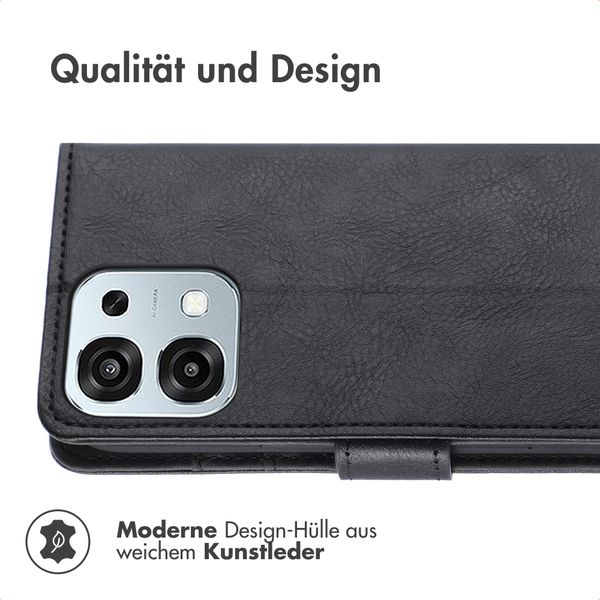 imoshion Luxuriöse Klapphülle Oppo A6 Pro (5G) - Schwarz