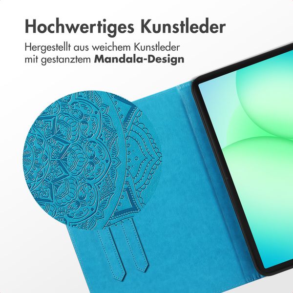imoshion Mandala Klapphülle Samsung Galaxy Tab A11 Plus - Türkis