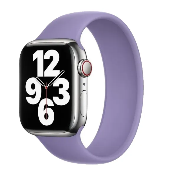 Apple Solo Loop für Apple Watch Series 1 bis 10 / SE / Ultra (2) (44/45/46/49 mm) - Größe 10 - English Lavender