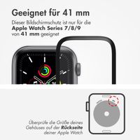 Accezz Displayschutzfolie mit Applikator für die Apple Watch Series 7-9 - 41 mm