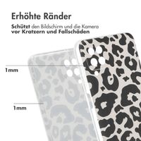 imoshion Design Hülle Samsung Galaxy A12 - Leopard Transparent
