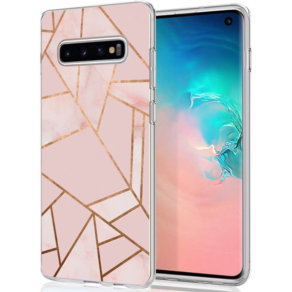 imoshion Design Hülle für das Samsung Galaxy S10 - Pink Graphic