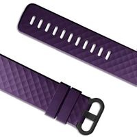 imoshion Silikonband für das  Fitbit Charge 3 / 4 - Violett
