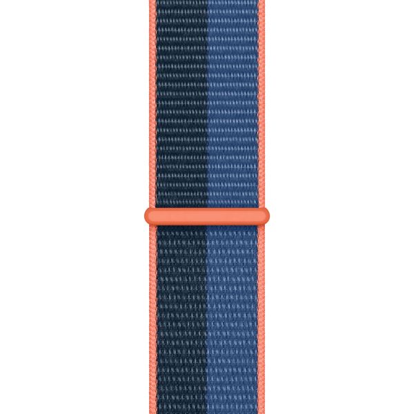 Apple Sport Loop Armband für das  Apple Watch Series 1 t/m 9 / SE (38/40/41 mm) | Series 10 / 11 (42 mm) - Blue Jay/Abyss Blue