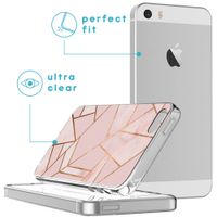 imoshion Design Hülle Apple iPhone SE (2016) / 5 / 5s - Pink Graphic