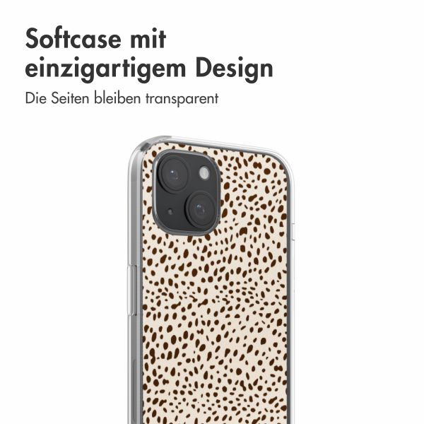 imoshion  Design Hülle für das iPhone 15 - Desert Dots