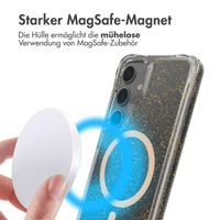 imoshion Klare Glitter Backcover mit MagSafe Samsung Galaxy S24 - Gold