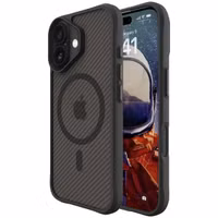 imoshion Rugged Hybrid Carbon Case mit MagSafe für das Apple iPhone 16 Plus - Schwarz